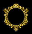 retro shiny frame or border vector image vector image