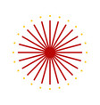 abstract firework sparks graphic vector image vector image