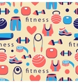 pattern of sports equipment vector image
