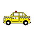 taxi cab vector image vector image