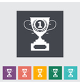 icon cup vector image