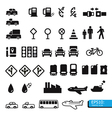 icon traffic vector image vector image