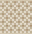 ogray and brown quatrefoil outline pattern vector image vector image