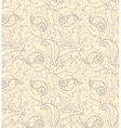 seamless floral pattern background vector image
