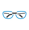 glasses icon vector image