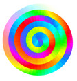 Colorful rainbow spiral Royalty Free Vector Image