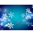 holiday blue abstract background winter vector image