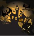 halloween house vector image