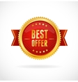 best offer label vector image