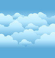 cloudy sky background 1 vector image