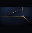 abstract polygonal pattern luxury dark blue vector image vector image