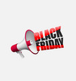 black friday announcement poster design vector image vector image