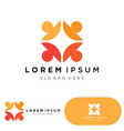 community logo design template for teams vector image vector image