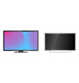 tv screen lcd monitor template electronic device vector image