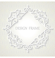 vintage paper frame vector image vector image