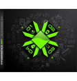 clean infographic layout template for data vector image