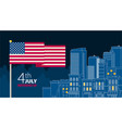 independence day 4 th july happy day vector image