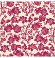 floral wallpaper pattern vector image vector image