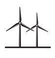 wind turbine icon vector image