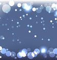 sparkling blue background vector image vector image