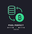 tokenization green solid gradient desktop icon vector image vector image