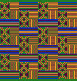 ethnic seamless pattern kente cloth tribal print vector image vector image