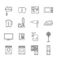 home household appliances vector image
