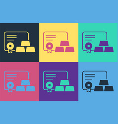 Pop art website template icon isolated on color Vector Image
