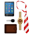 business man accessories s vector image vector image