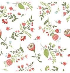 Beautiful seamless floral pattern Royalty Free Vector Image