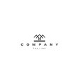 logo on which an abstract image three vector image