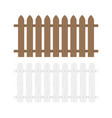 wooden fence farm wood wall yard vector image vector image