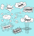 comics design elements vector image