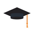 icon of graduation cap vector image