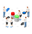 decision making concept vector image