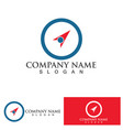 creative compass concept logo design template vector image vector image