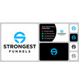 s funnels logo vector image