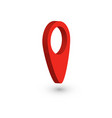 3d pointer red vector image