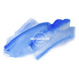 blue watercolor texture on white vector image