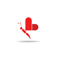 butterfly wings in the form of heart graphic vector image