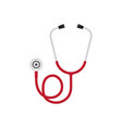 stethoscope icon phonendoscope vector image