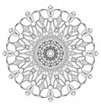 coloring book page vintage decorative elements vector image vector image