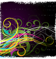 bright vegetative abstraction vector image vector image