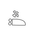 sex love icon vector image