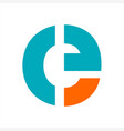 e ce cf ceg ceo initials letter company logo vector image