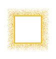 glitter frame template for banner vector image
