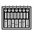 music equalizer console icon simple style vector image