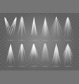 spotlight stage rays vector image vector image