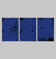 blue grunge background colorful scratched vector image vector image