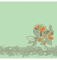 orange seamless pattern vector image vector image